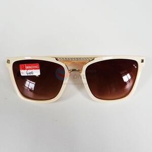 Beige Color Frame Coffee Lens Sunglasses for Women