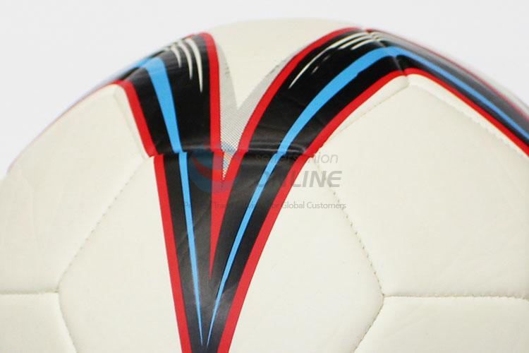 2017 Hot PVC Soccer Ball Printed Footballs with Cloth Liner