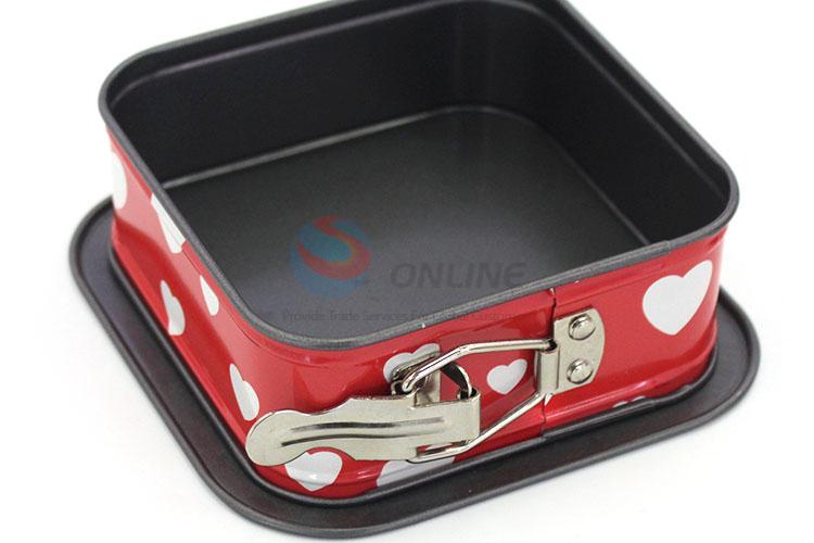 New Design Square Cast Iron Cake Mould Bakeware Cake Pan