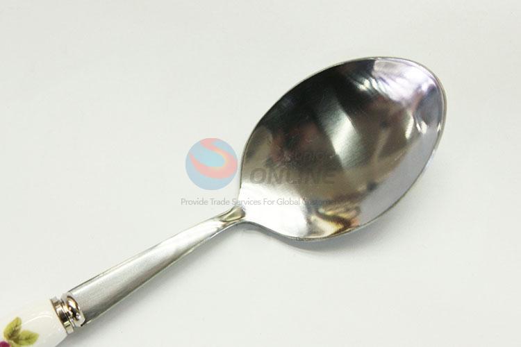 2017 New arrival stainless steel meal spoon for dinner