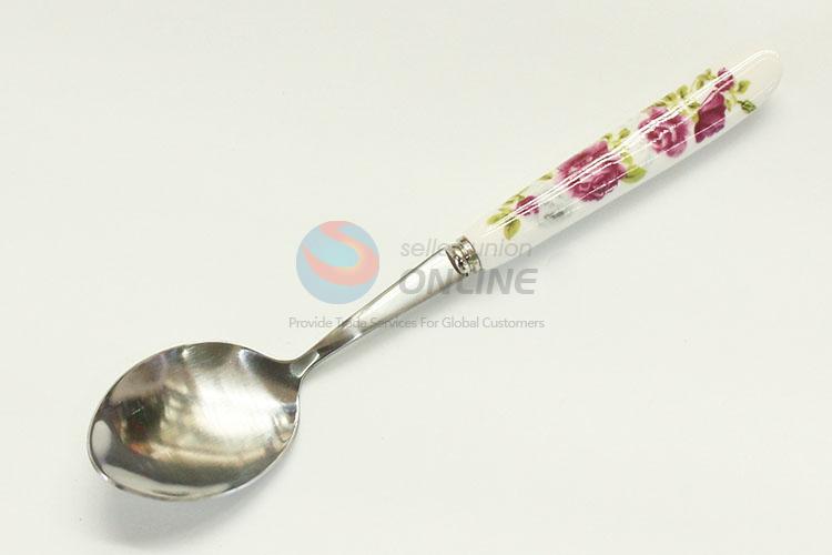 2017 New arrival stainless steel meal spoon for dinner