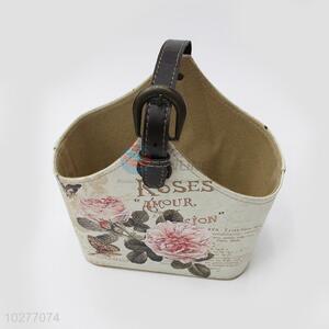 Factory Promotional Rose Flower Pattern Hand Bag