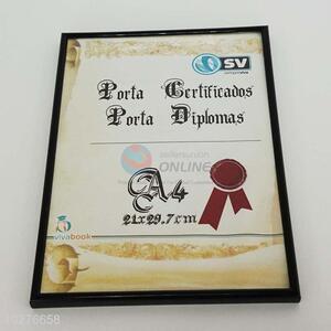 A4 Photo Frame/Picture Frame for Certificate