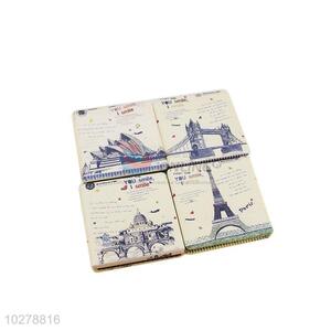 Top Selling Building Printed Square Pocket Cosmetic Mirror for Sale