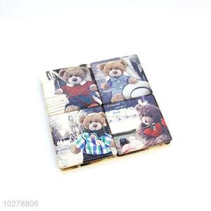 Wholesale Bear Pattern Square Pocket Cosmetic Mirror for Sale
