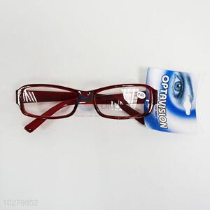 Red Color Frame Clear Lens Presbyopic Glasses
