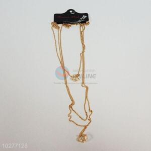 Golden Color Fashion Multilayer Necklace