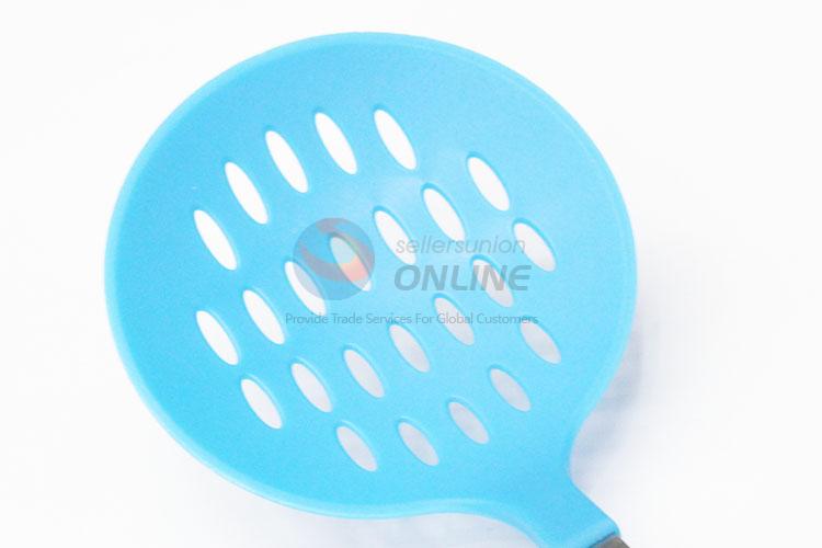 Blue Plastic Leakage Shovel Wholesale Slotted Spoon
