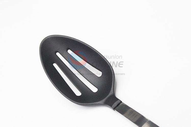 Wholesale Cheap Black Stainless Steel Skimmer Spoon
