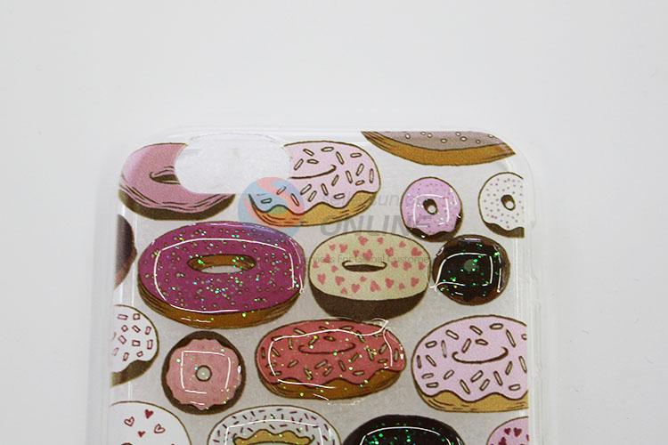 High Quality Yummy Doughnut Printed Silicone Mobile Phone Shell for iphone