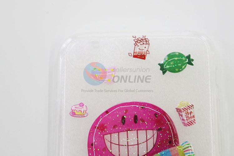 High Quality Cartoon Ice Cream Painting Style Silicone Mobile Phone Shell for iphone