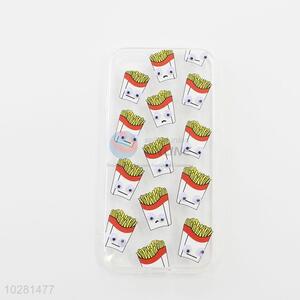 Cartoon Funny Chips Printed Silicone Mobile Phone Shell for iphone