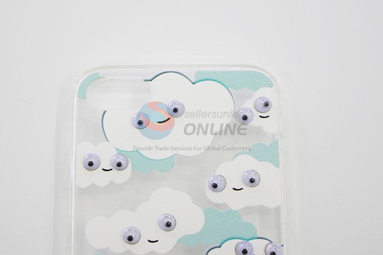 Simple Cartoon Cloud Style Silicone Mobile Phone Shell for iphone