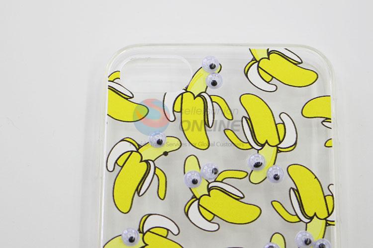 Personalized Cartoon Banana Printed Silicone Mobile Phone Shell for iphone