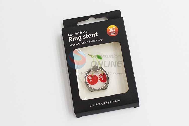 Cherry Pattern Round Mobile Phone Ring/Holder/Ring Stent