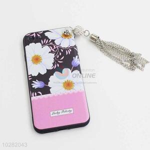 White Flower Pattern Phone Accessories TUP Soft Mobile Phone Shell Phone Case For iphone6/6 Plus