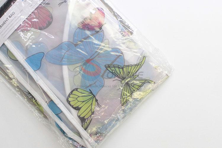 Low Price Butterfly Printed Dustproof Hanger Coat Clothes Garment Suit Cover