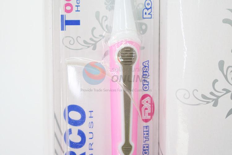 High sales promotional soft adult toothbrush