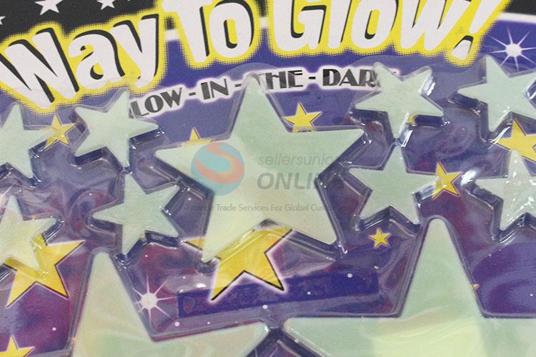 Cheap high sales fashion star shape luminous stickers