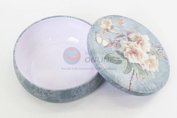 Creative  Design  Bowl Shape Storage Box Tin Seal Storage Cans