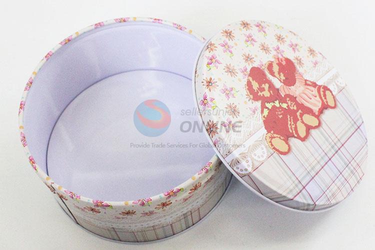 Best Sale Tin Storage Box Round Storage Case