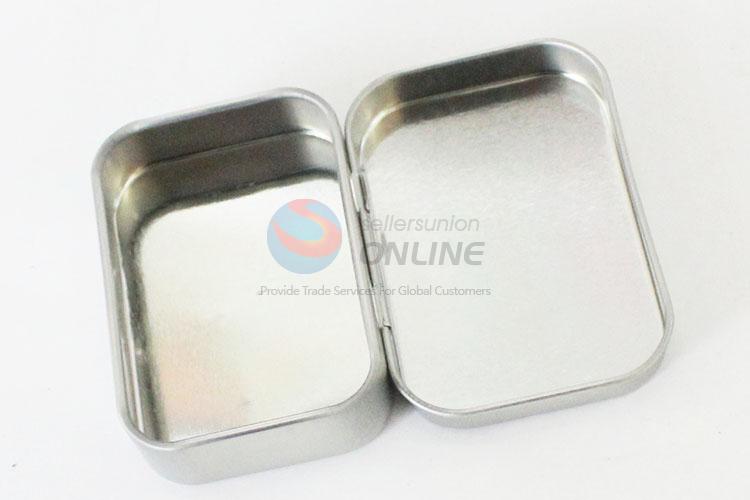 High Quality Rectangle Storage Box Tin Case With Cover