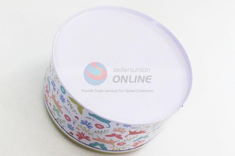 Circular Damp Proof Small Storage Bucket Colorful Storage Box