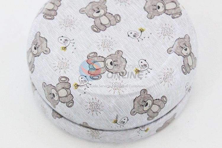 New Arrival Round Bowl Shape Storage Box Storage Container Tin Cans