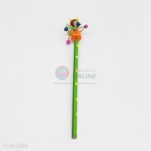 New Hot Selling Green Silm Animal Wooden Pencil