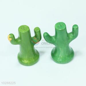 High sales promotional cactus shaped ceramic spiced salt jar