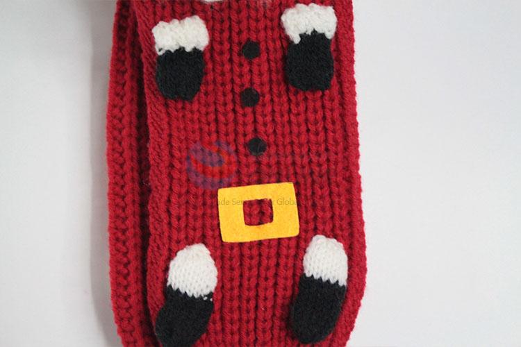 Unique Design Santa Claus pattern knitting socks