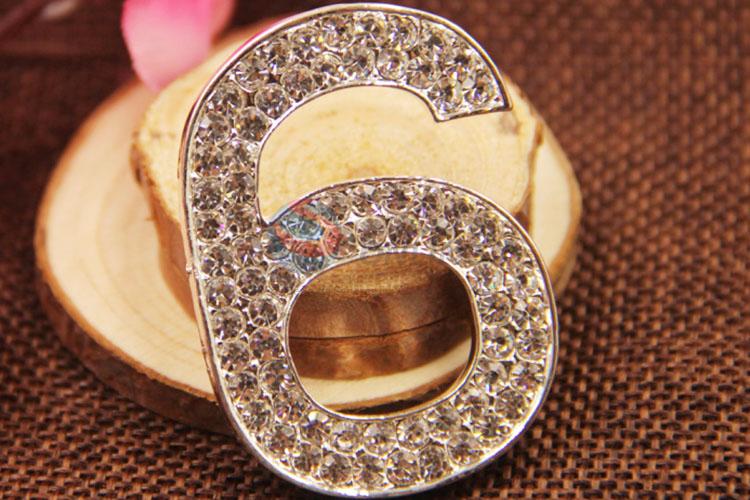 Best Selling Six Shaped Alloy Brooch for Clothes