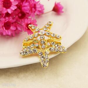 Crystal Breastpin Brooch in Star Shape for Promotion