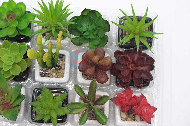 Factory price Mini faux succulent plant pot