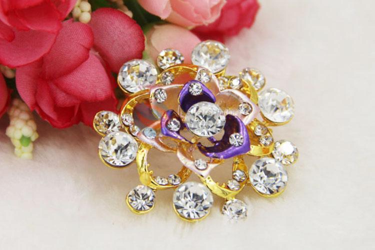 China Factory Rhinestone Breastpins for Evening Dress
