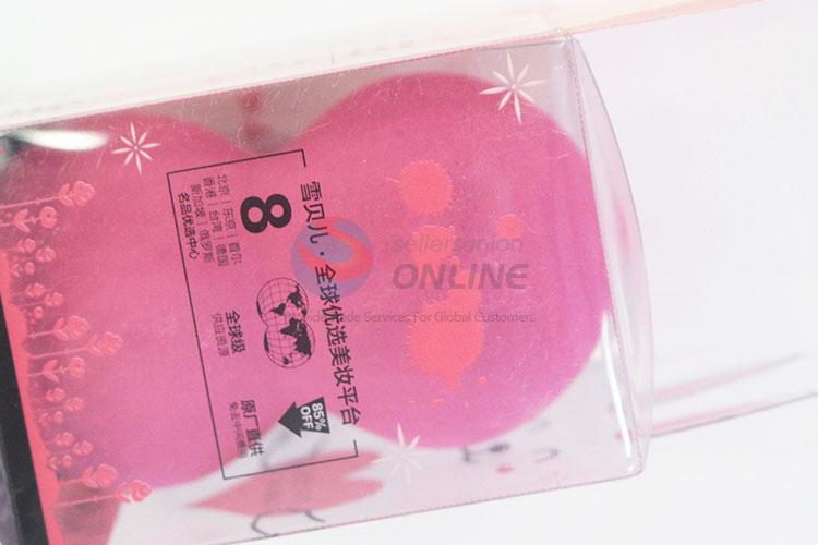 Low price best cute red powder puff