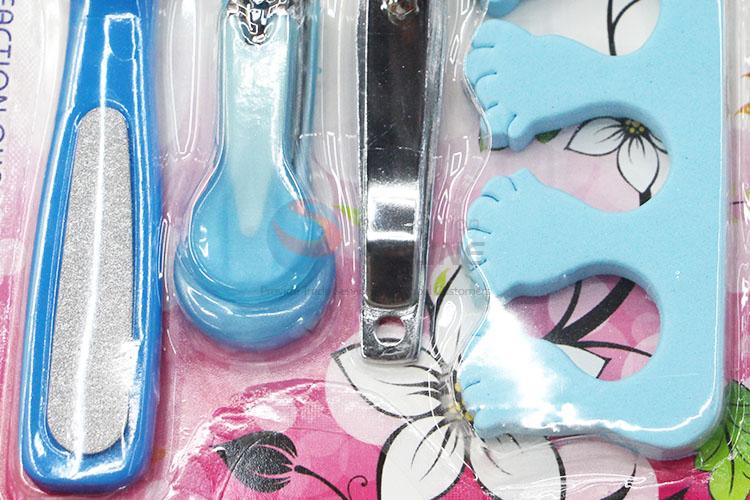 Girls Manicure Set Nail Clipper/ Eyebrow Scissors/ Callus Remover Pumice Stone Brush with Low Price