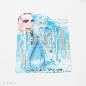 Promotional Gift Ladies Beauty Kit Cuticle Nipper/ Eyebrow Scissors/ Cuticle Pusher/ Nail File/ Nail Clipper