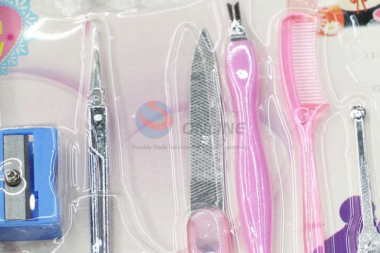Hot Sale Personal Beauty Care Tools Eyebrow Scissors/ Cuticle Pusher/ Nail File/ Eyebrow Pencil/ Sharpener/ Comb/ Earpick