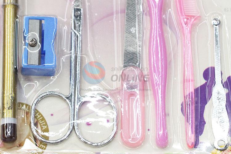 Hot Sale Personal Beauty Care Tools Eyebrow Scissors/ Cuticle Pusher/ Nail File/ Eyebrow Pencil/ Sharpener/ Comb/ Earpick