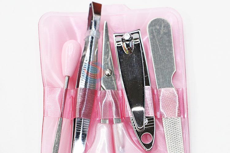 Professional Cosmetic Manicure Set Nail Clipper/ Nail File/ Eyebrow Tweezers/ Eyebrow Scissors/ Comb