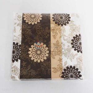 Hot sale new design flower pattern napkin