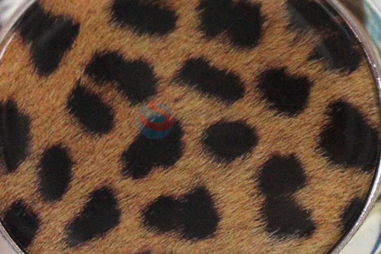 Great popular low price fashion style leopard makeup mirror