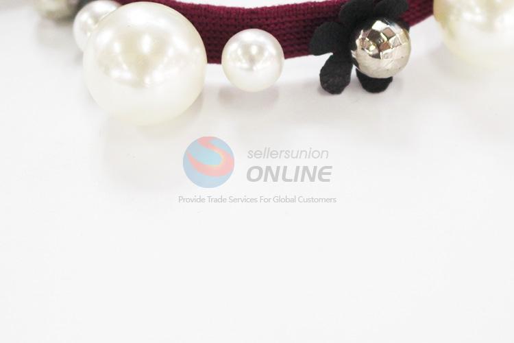 Factory wholesale popular pearl hair ring