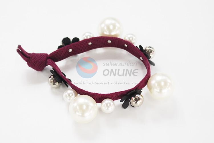 Factory wholesale popular pearl hair ring