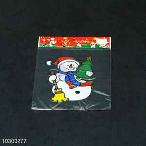 Snowman Self-adhesive Window Sticker,Laber Sticker