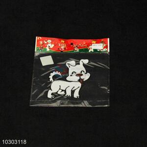 Wholesale hot sales new style white dog shape sticker