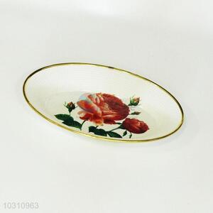 High sales low price top quality best red flower plate