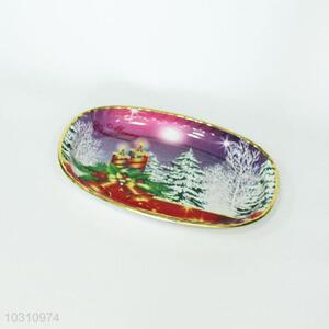 Popular Cheap New Style Christmas Plastic Plate