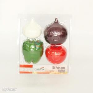 4Pcs/Set Vegetable Shaped Container Clam Shell